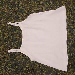 Brandy Melville white ribbed tank top